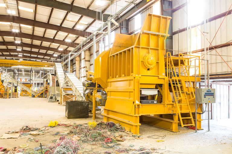 équipement de recyclage de déchets industriels