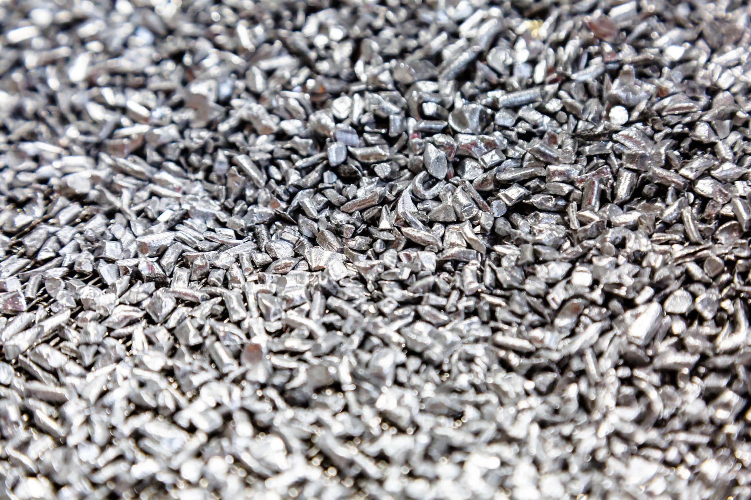 Aluminium granulate, cable recycling