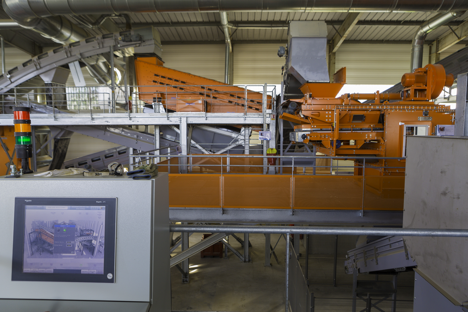 EXCOFFIER ligne de recyclage, revalorisation des déchets (DIB) DIB