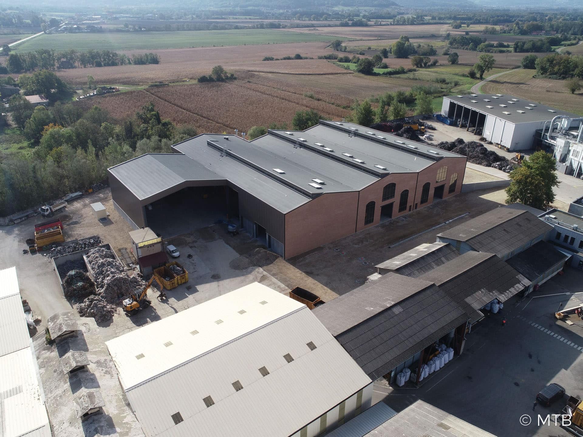 MTB recycling site in Trept