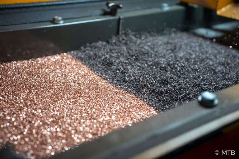 Copper and aluminium cable sorting machine