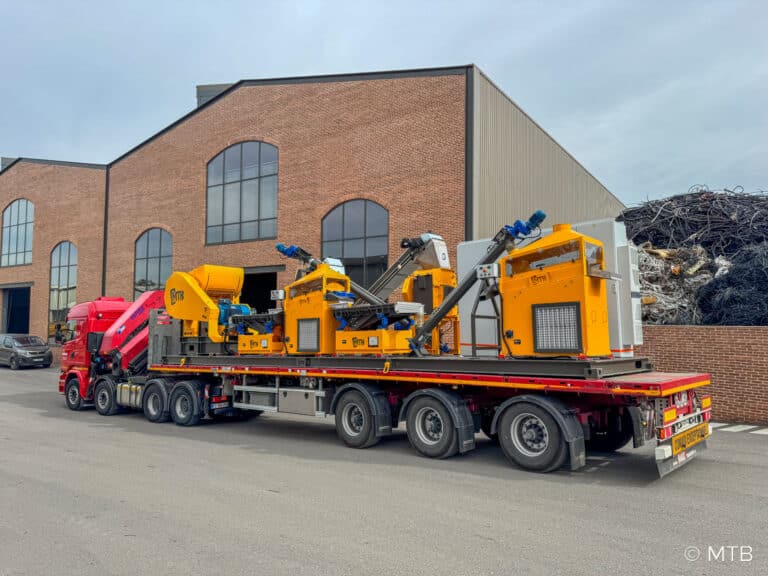 complete movable recycling line